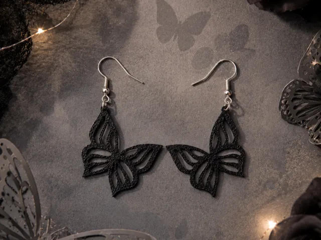Butterfly lines v2 earrings