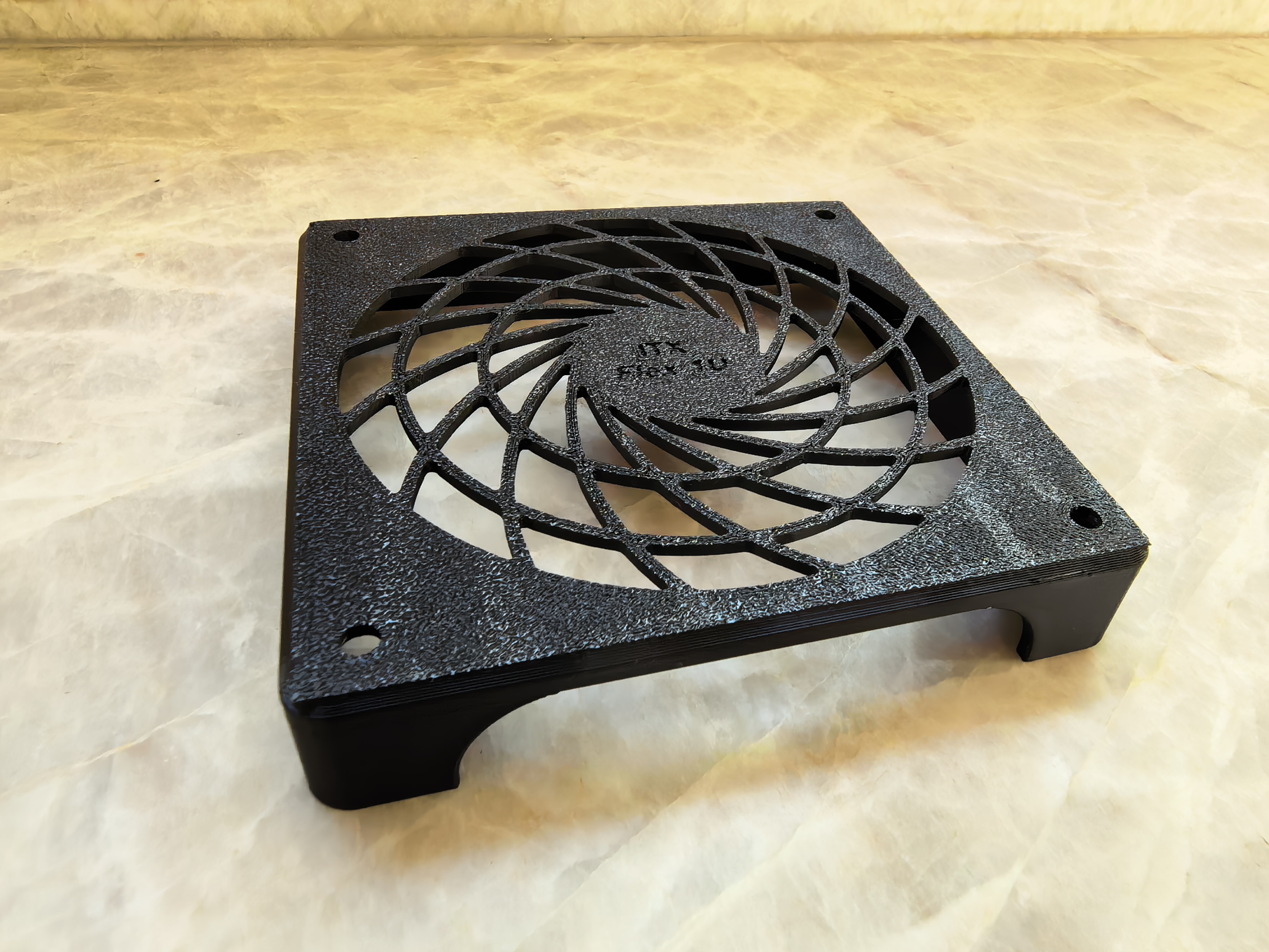 Miniatura 2 do modelo 3D 四盘NAS系统机箱（ITX主板、flex电源、A1mini可打）
