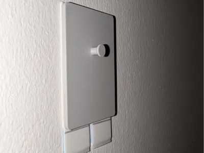 Glue nail for hanging frames or pictures