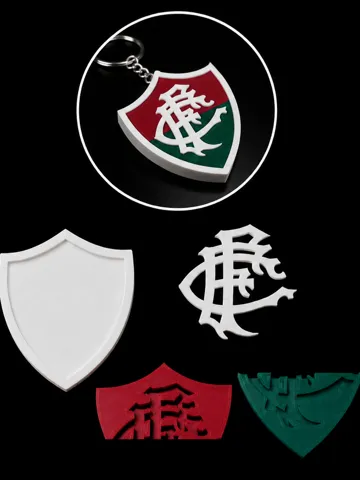 Accesorio para impresora 3D: Fluminense Football Club Multipartes (SEM AMS) — vista de referencia 2