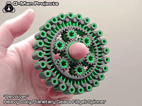 "Revolver" Heavy Duty Planetary Gears Spinner