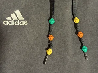 Spoke Bead Drawstring Hoodie 