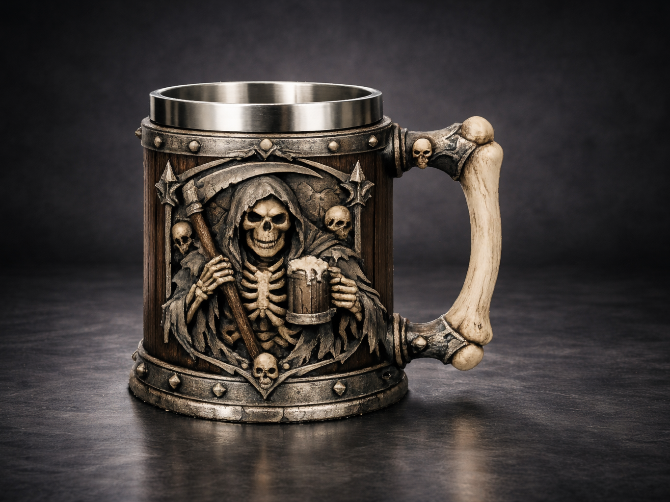 Grim Reaper Tankard - Der Schnitter - Bierkrug 