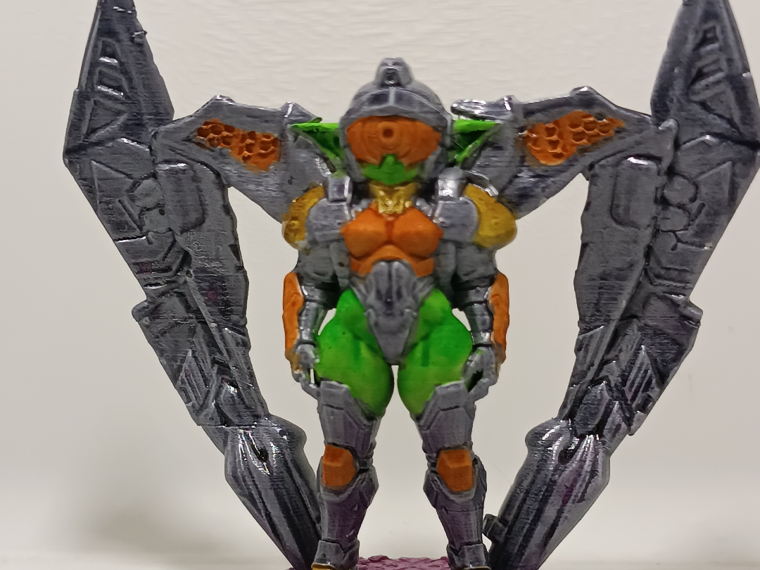 Miniatura 1 do modelo 3D supportless armored goblin