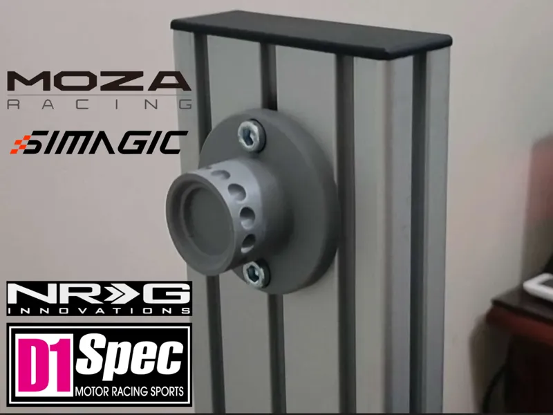 Extrusion Mount Quick Release Hub Moza/Simagic/D1