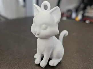 Cute Cat Keychain