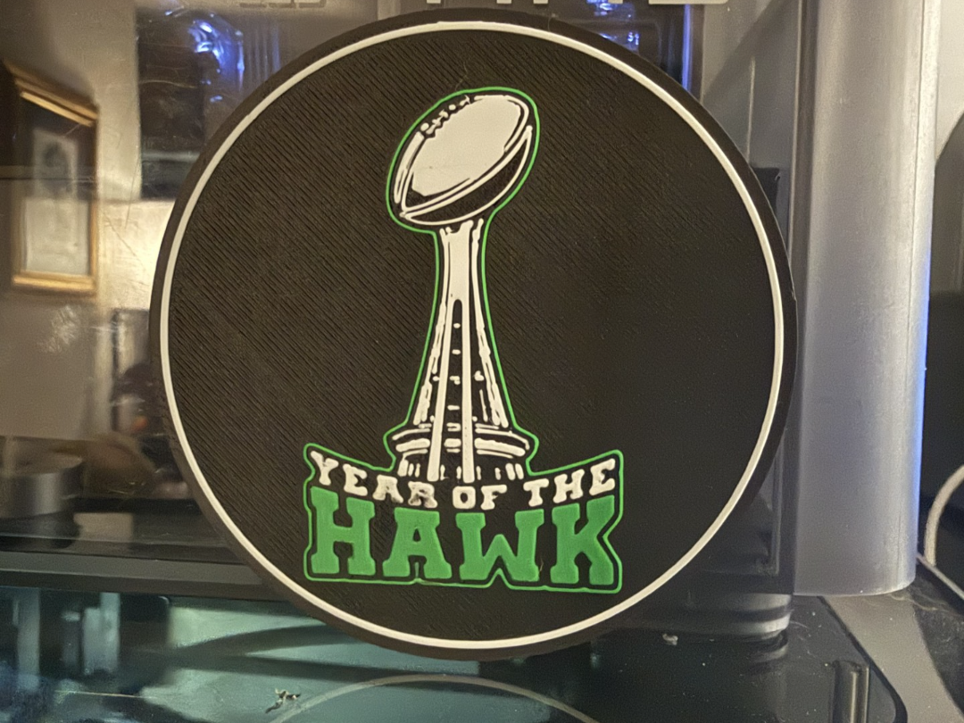 YEAR OF THE HAWK - SEATTLE SEAHAWKS COASTER