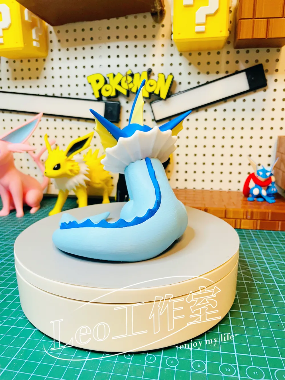 Pokémon — Vaporeon (Multi-color Assembly) by 手残的Leo - MakerWorld