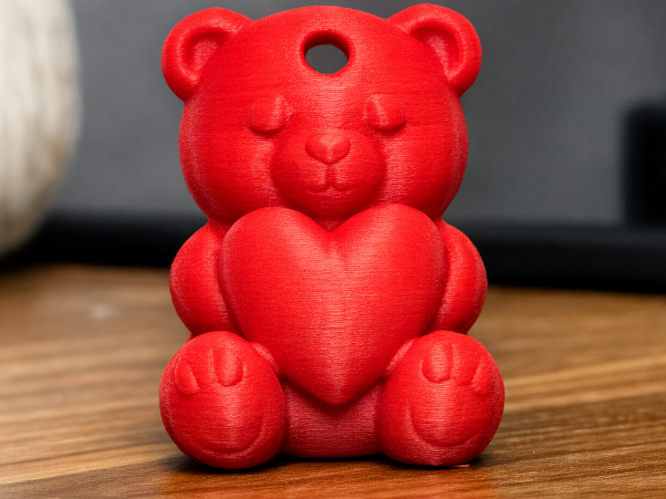 Valentine's Day Teddy Bear keychain