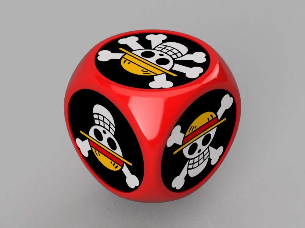 One Piece Dice - Free 3D Print Model - MakerWorld