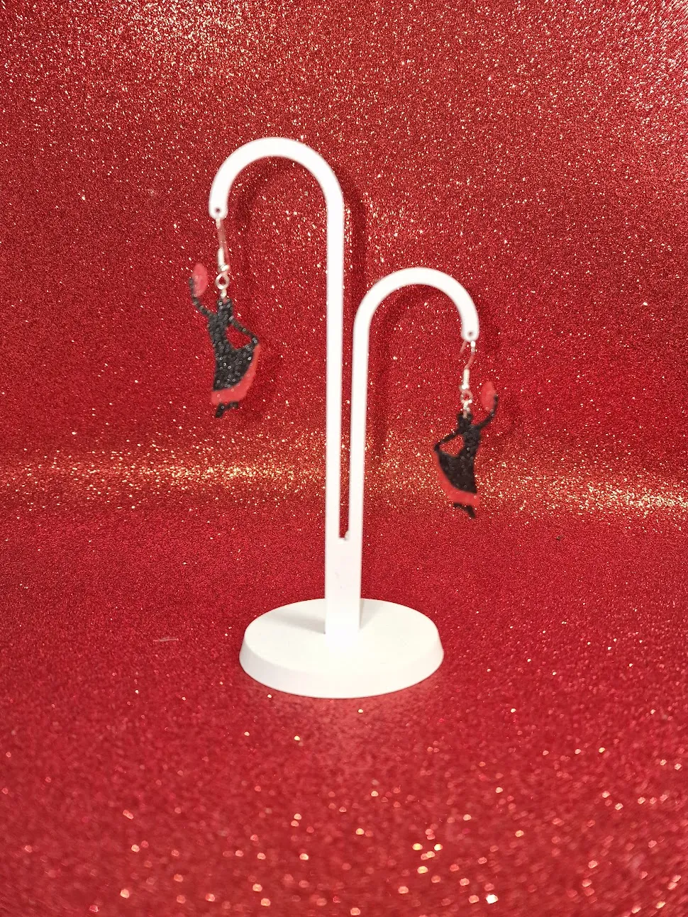 Flamenco earrings view 3