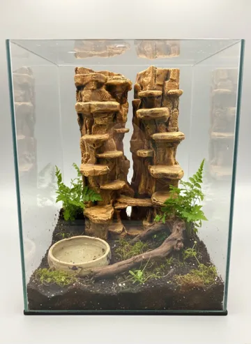 Letrero o emblema decorativo: 3D-Rückwand - Split Canyon — vista de referencia 3