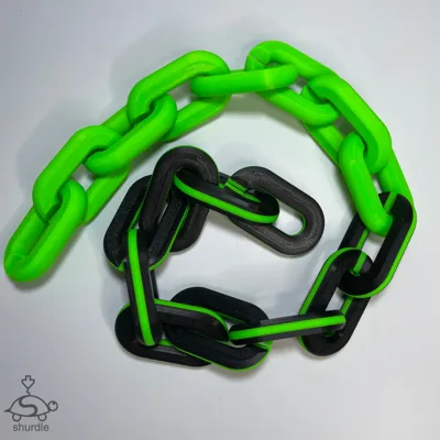 Chain Links for Necklace Badges & Turnover Chains by Shurdle3D ...