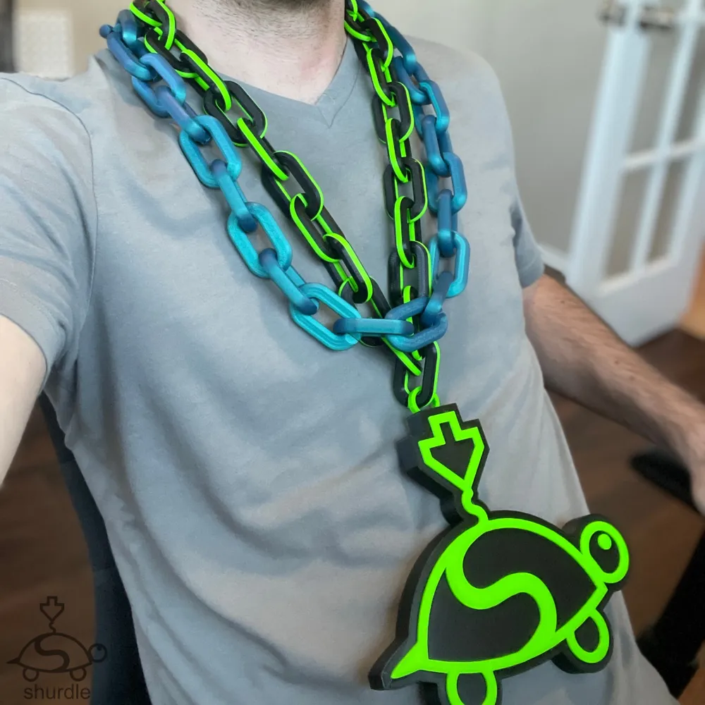 Chain Links for Necklace Badges & Turnover Chains by Shurdle3D ...