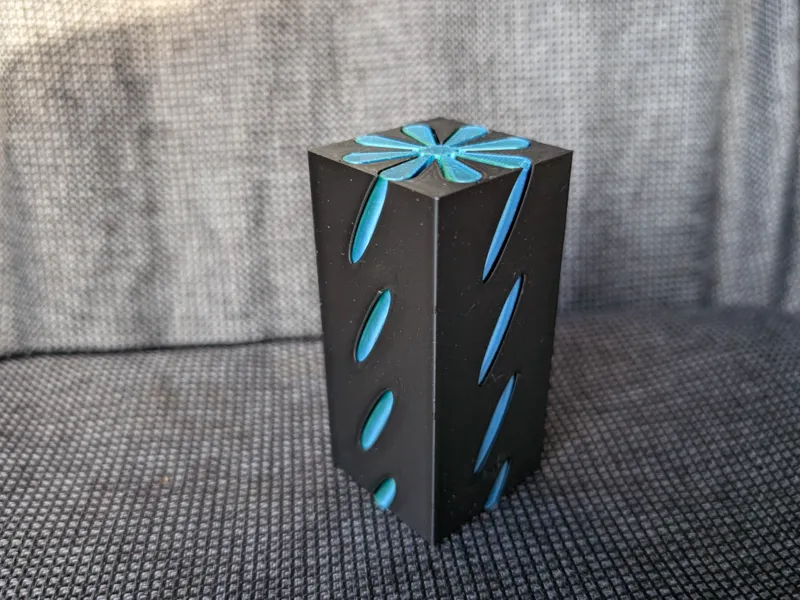 Spiral Fidget Square Column