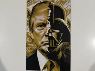 The Art of the Dark Side Trump Vader Hueforge Art