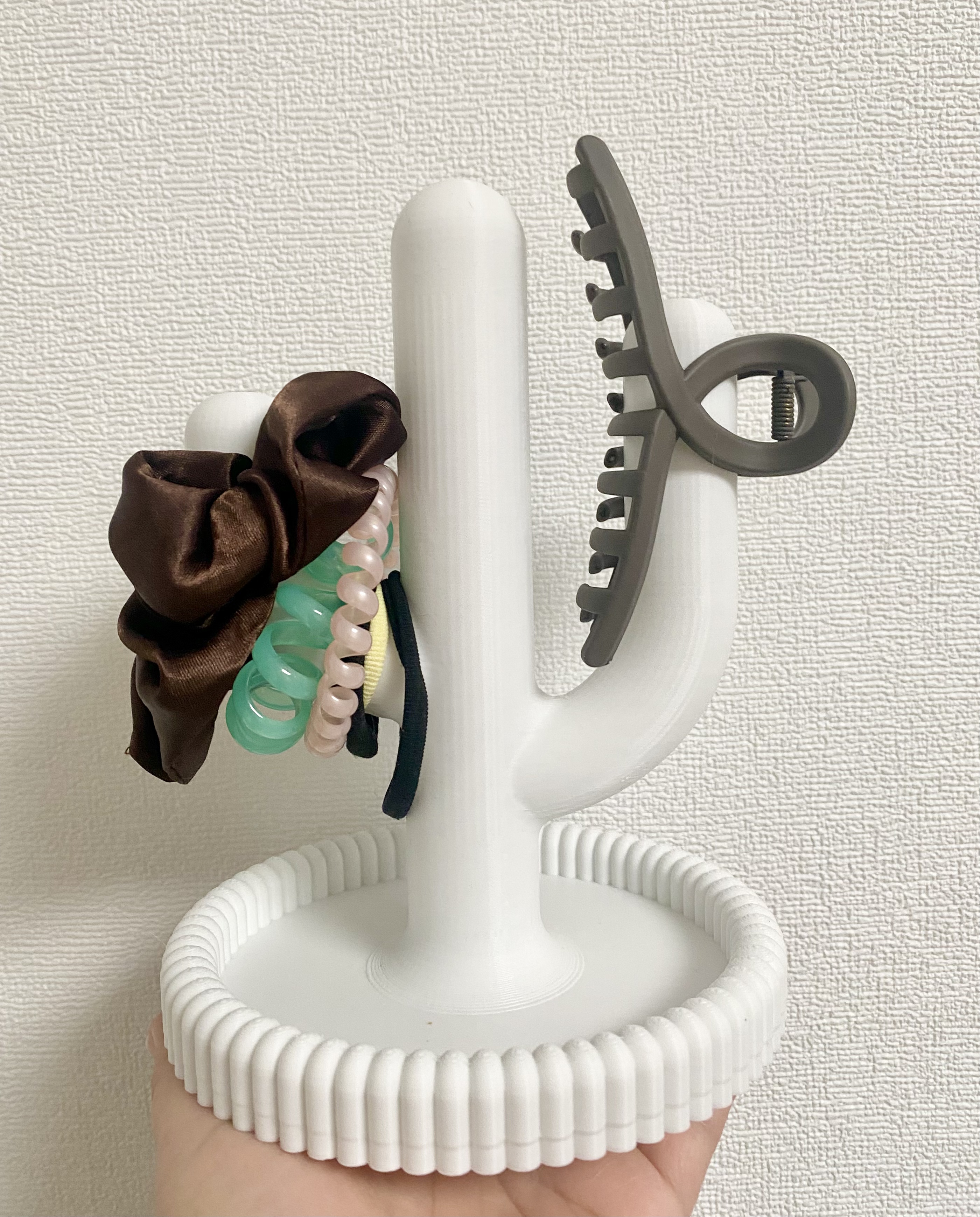 Miniatura 2 do modelo 3D 仙人掌发圈支架(Q_Craft)