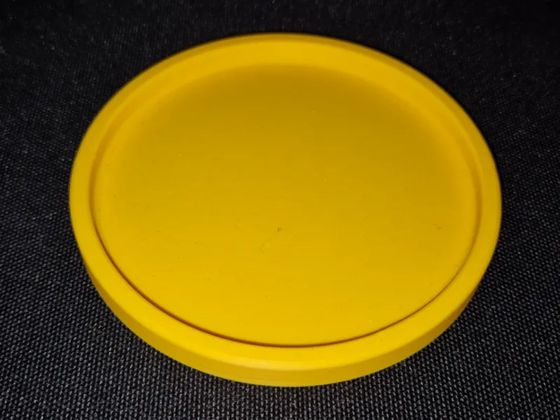 Simple Coaster with Rim/Lip