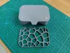Foot-pad version: Pre-drilled for 6mm diameter pads.