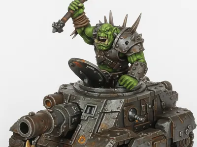 Ork Tank Commander "Rattle-Wagon" Detailed DnD