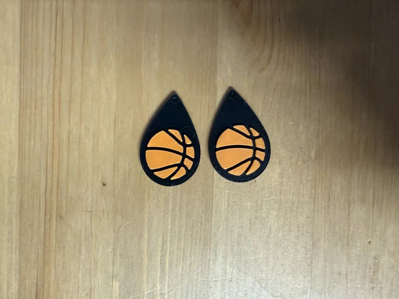 Basketball Earrings view 2