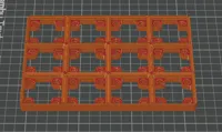 Base Gridfinity 4x3 avec aimants — photo 1