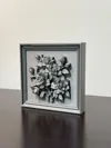 Square Gardenia - Monochromatic