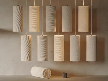 Dije o accesorio de collar: Aeolian Collection | Wave Pendant Lamp IKEA STRÅLA — vista de referencia 3