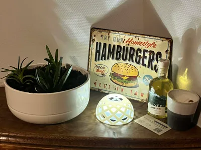 Simple design round lamp