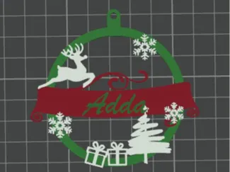 christmas decoration / customizable name