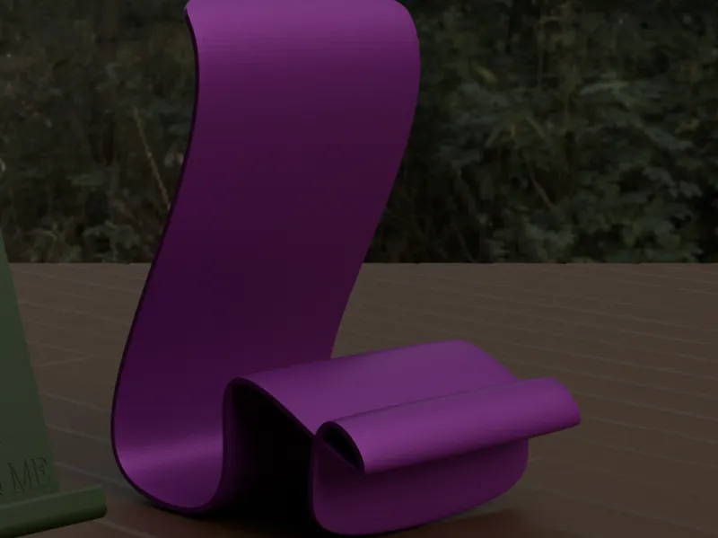Curvy Phone Stand 