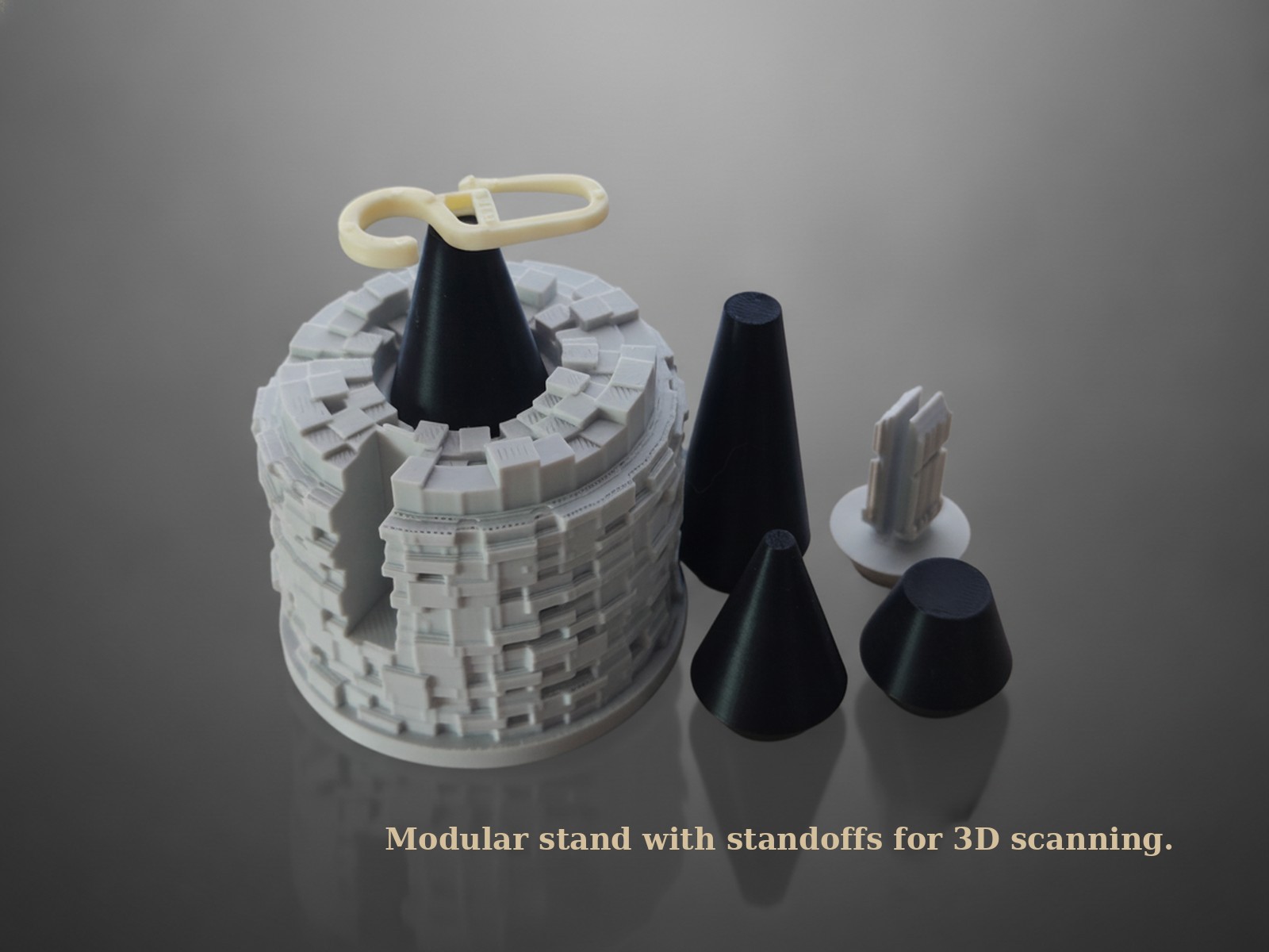 Miniatura 2 do modelo 3D Markerless 3D scanning stand