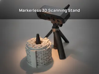 Markerless 3D scanning stand