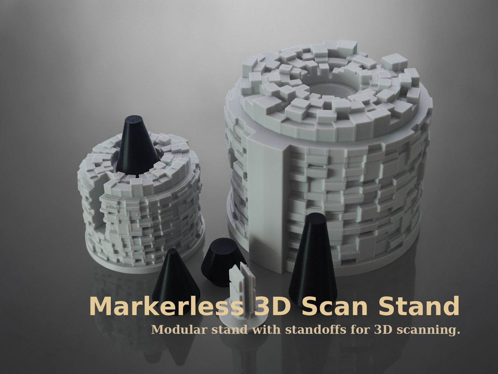 Markerless 3D scanning stand