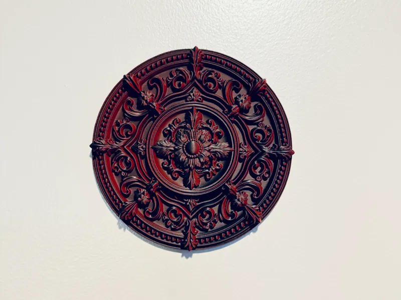 Gothic Rosette Wall Medallion