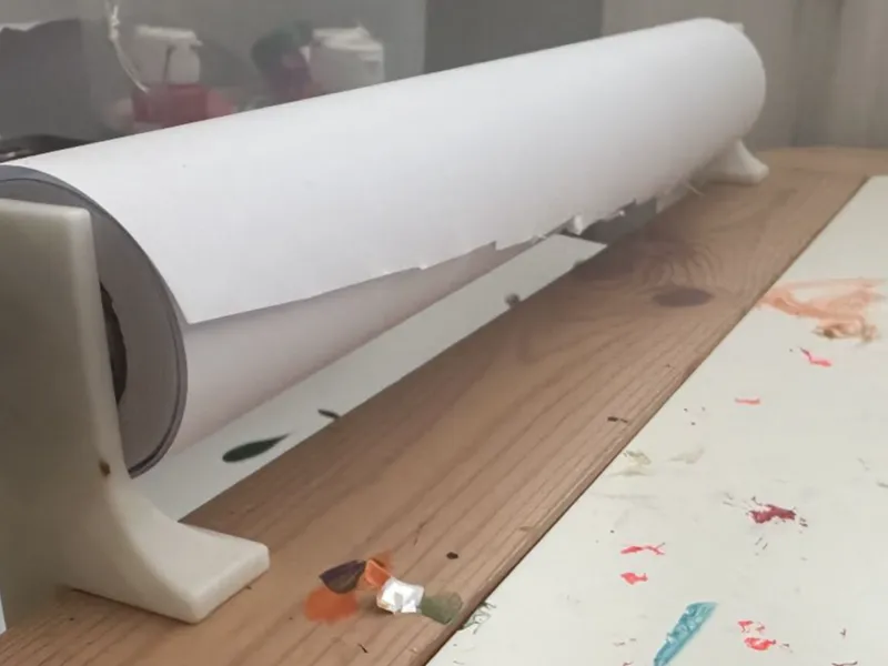 Art Station Paper Roll Holder Craft area