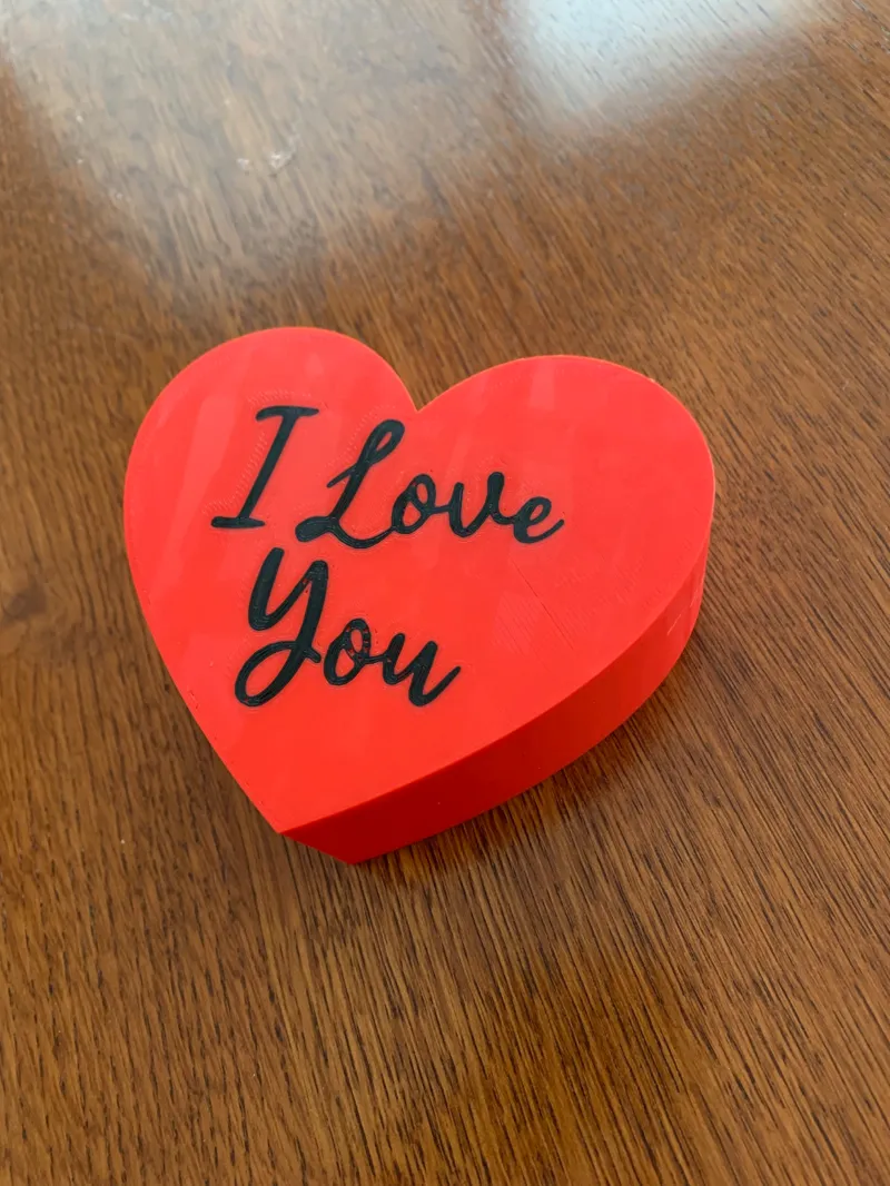 "I Love You" Heart-shaped Box