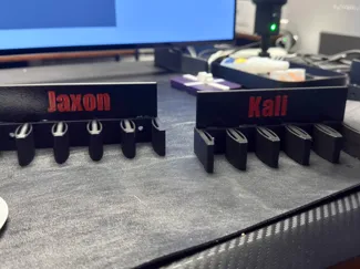 Mini hockey stick holder