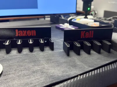 Mini hockey stick holder