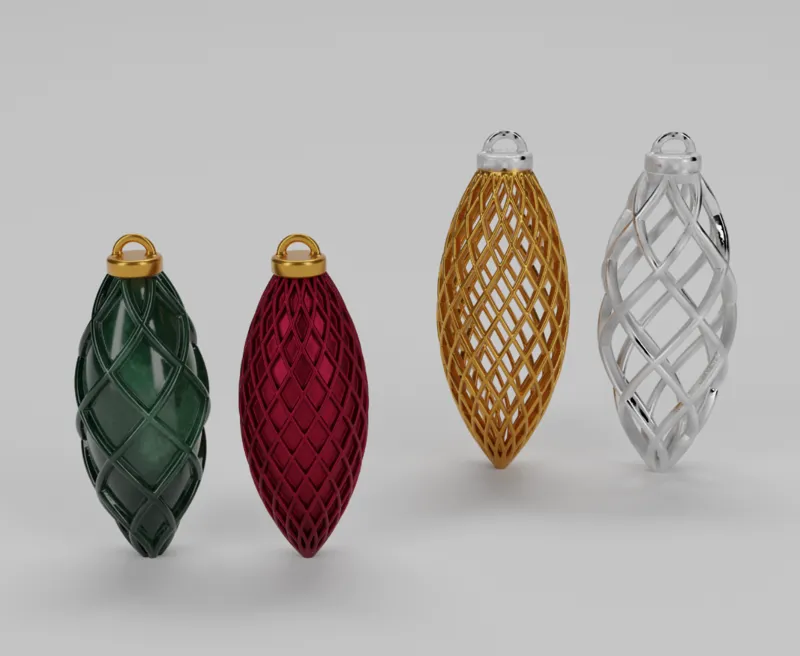 Spiral Christmas Tree Ornament X-Mas 2.0 