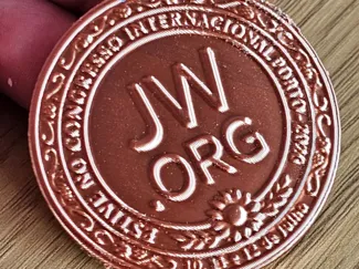 Moeda JW Congresso Internacional Porto 2026