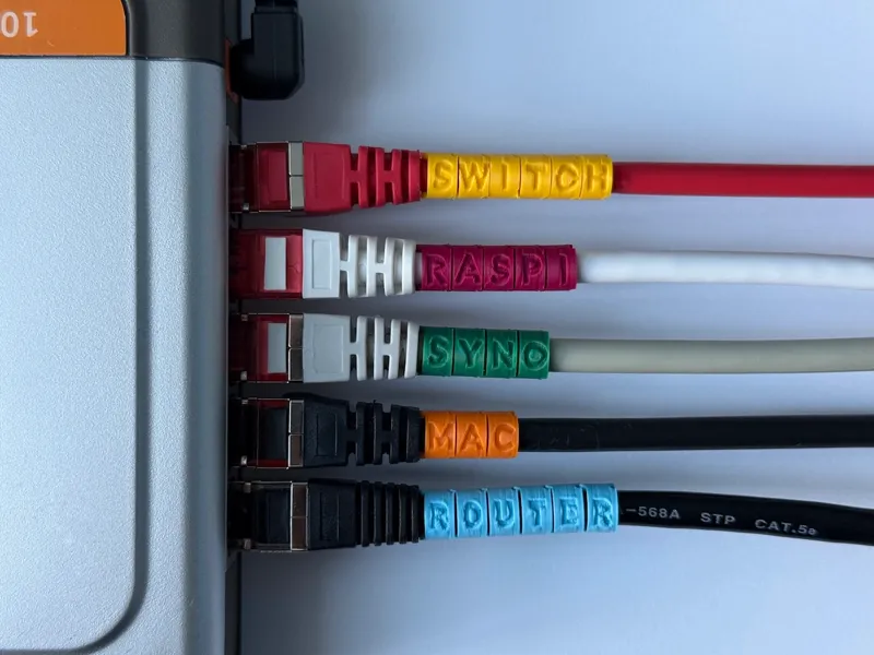 Cable Ring Label - Customizable Tag