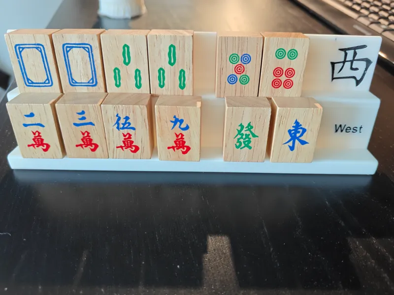 Mahjong tile stands