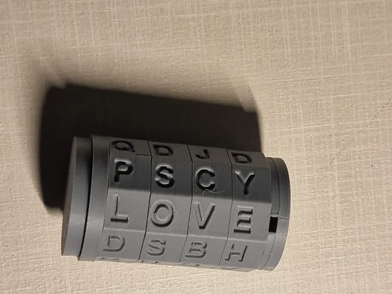 CrypText LOVE- Tamburo a Combinazione LOVE