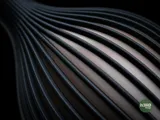 Ваза със стилен релефен дизайн