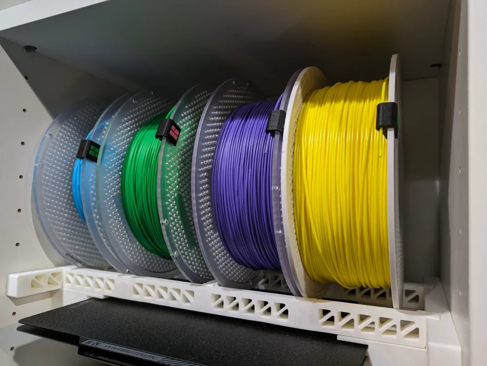 Filament Rack for IKEA Billy Bookcase Completely 3D printed and