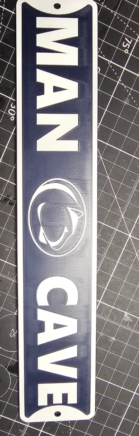 Penn State Man Cave Sign