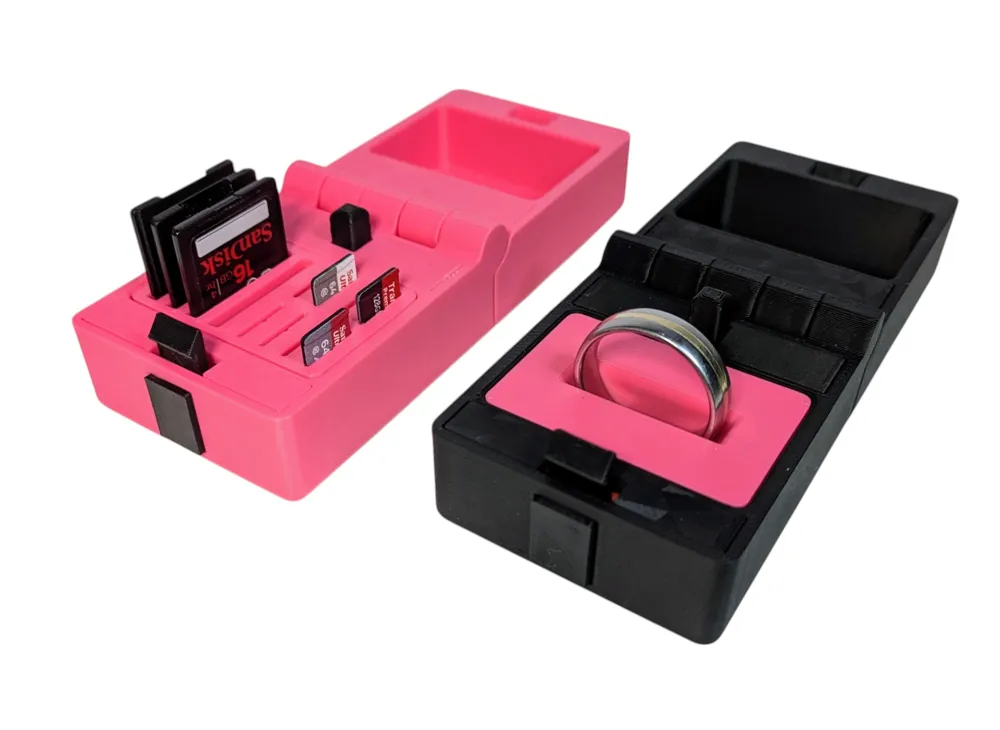 Spring loaded Box Container for Ring, SD Card, etc by Brez$$z ...