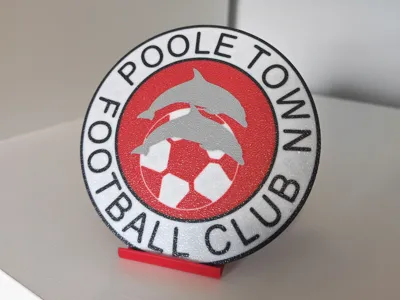 Poole Town FC Coaster