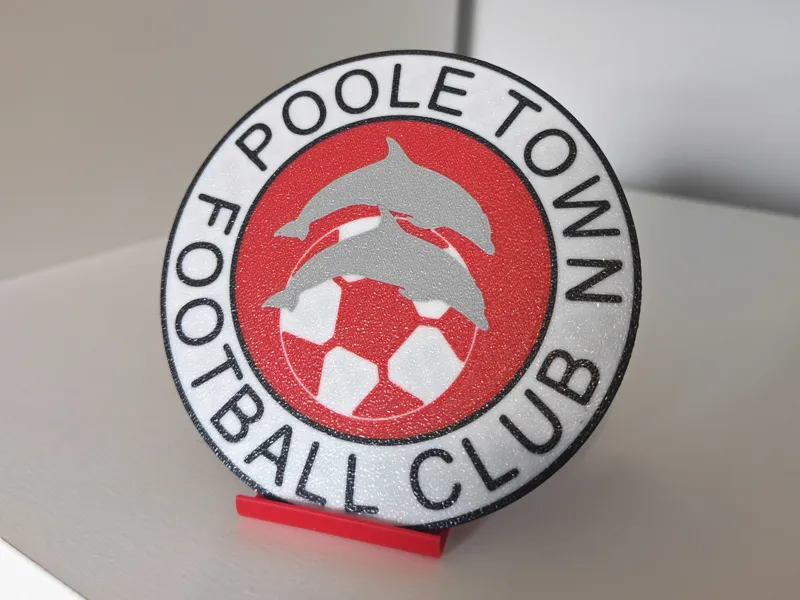 Poole Town FC Coaster